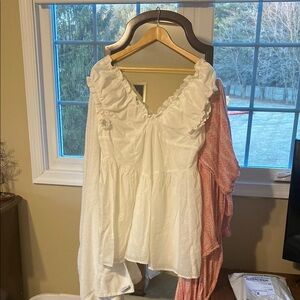 OTILIA MINI DRESS WHITE princess polly